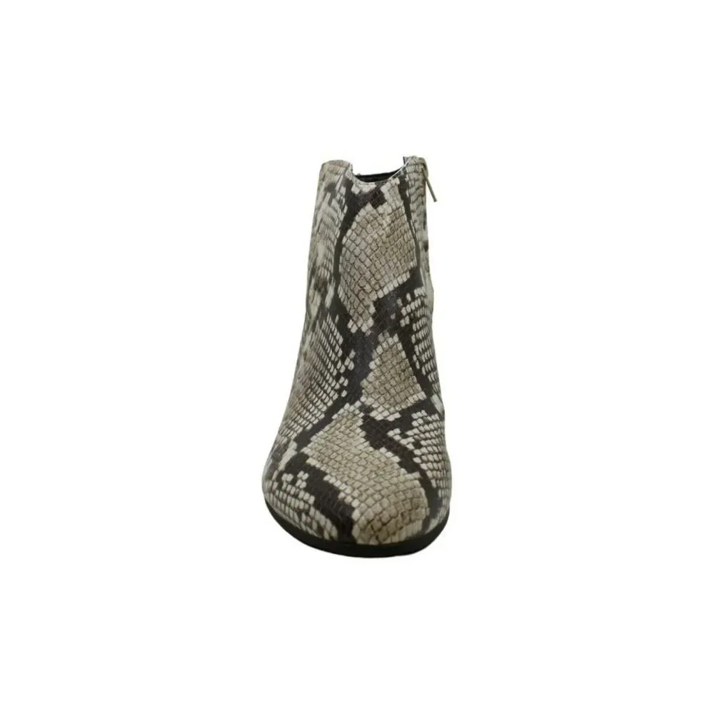 INC Womens Idra Faux Leather Almond Toe Booties ANIMAL PRINT size 8 - Picture 7 of 9